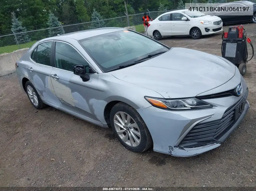 2022 Toyota Camry Le Awd VIN: 4T1C11BK8NU064197 Lot: 45673372
