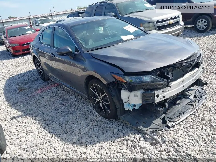 4T1G11AK3PU794220 2023 Toyota Camry Se
