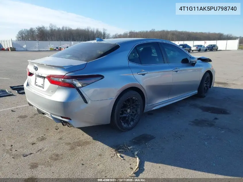 4T1G11AK5PU798740 2023 Toyota Camry Se