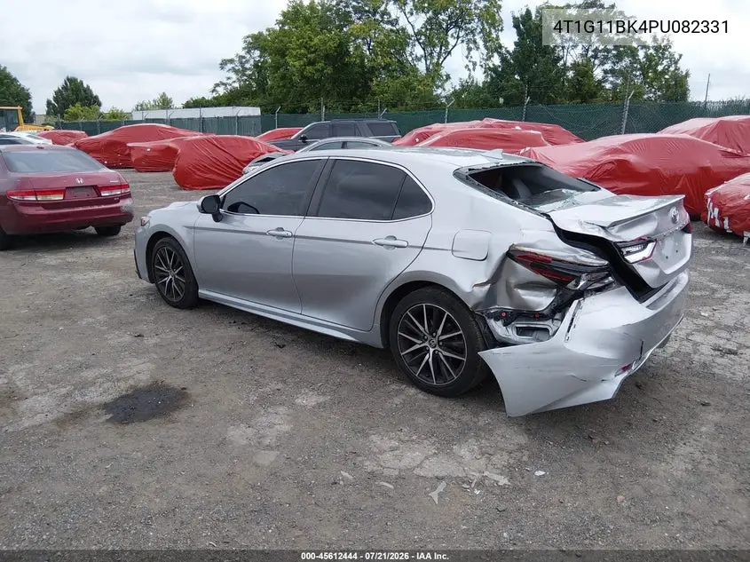 2023 Toyota Camry Se Awd VIN: 4T1G11BK4PU082331 Lot: 45612444