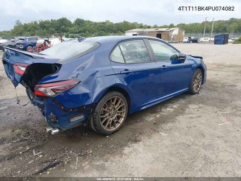 2023 Toyota Camry Se Nightshade Edition Awd VIN: 4T1T11BK4PU074082 Lot: 45685879