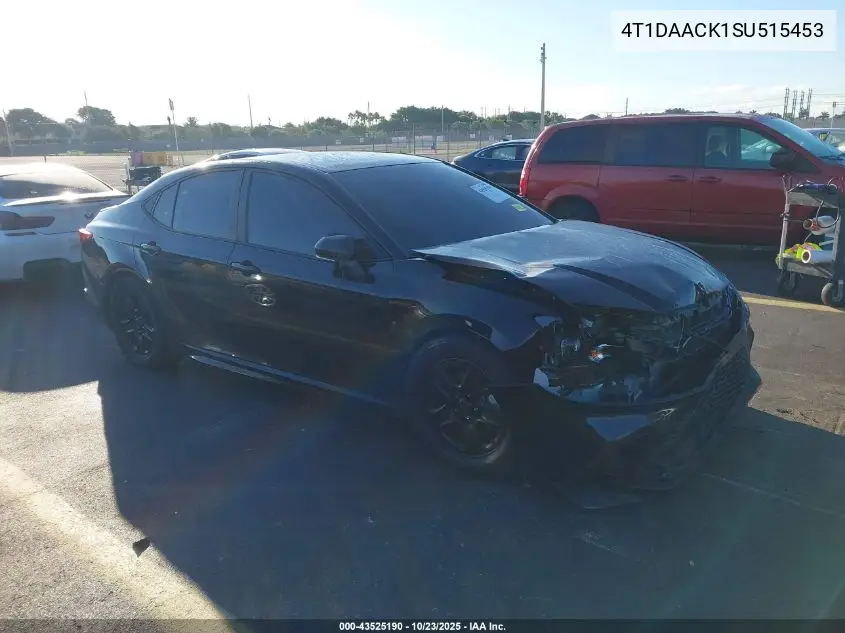 4T1DAACK1SU515453 2025 Toyota Camry Se