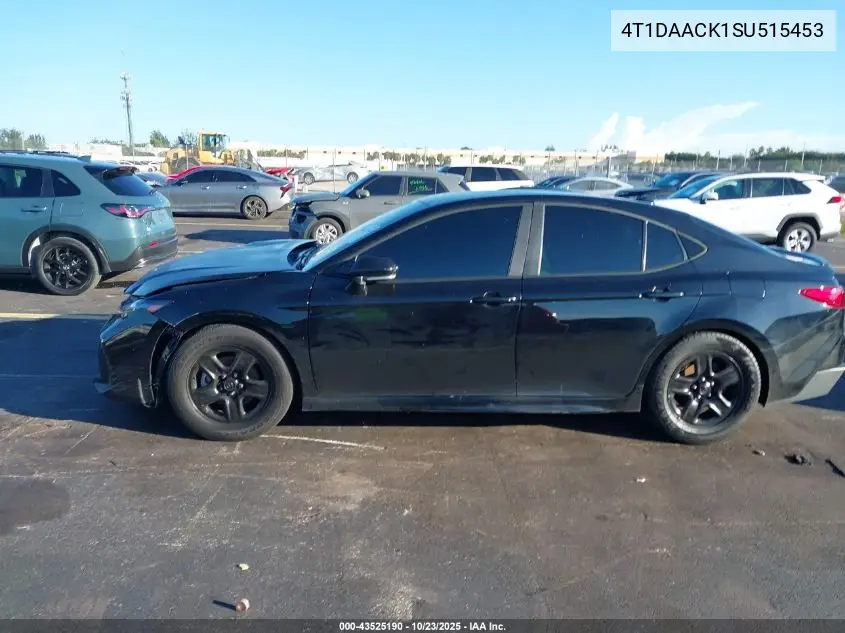 4T1DAACK1SU515453 2025 Toyota Camry Se