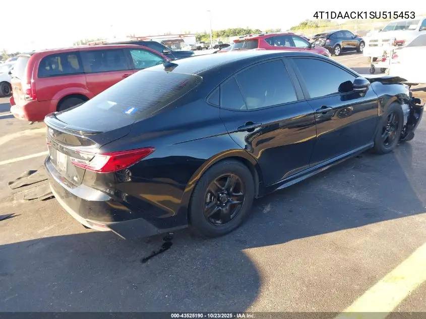 4T1DAACK1SU515453 2025 Toyota Camry Se