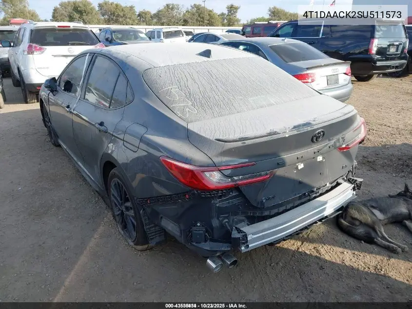 4T1DAACK2SU511573 2025 Toyota Camry Se