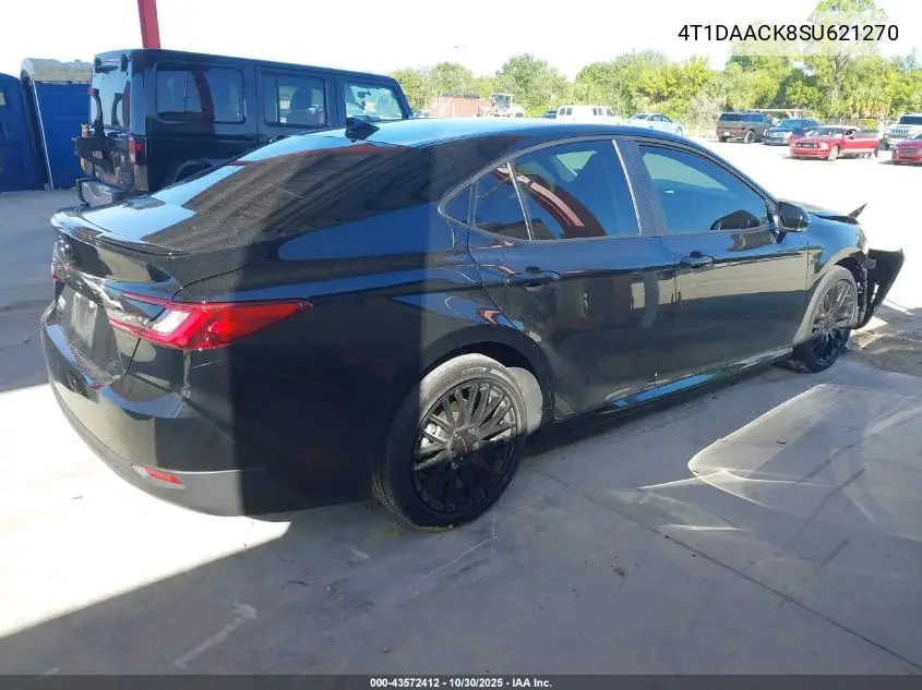 4T1DAACK8SU621270 2025 Toyota Camry Le