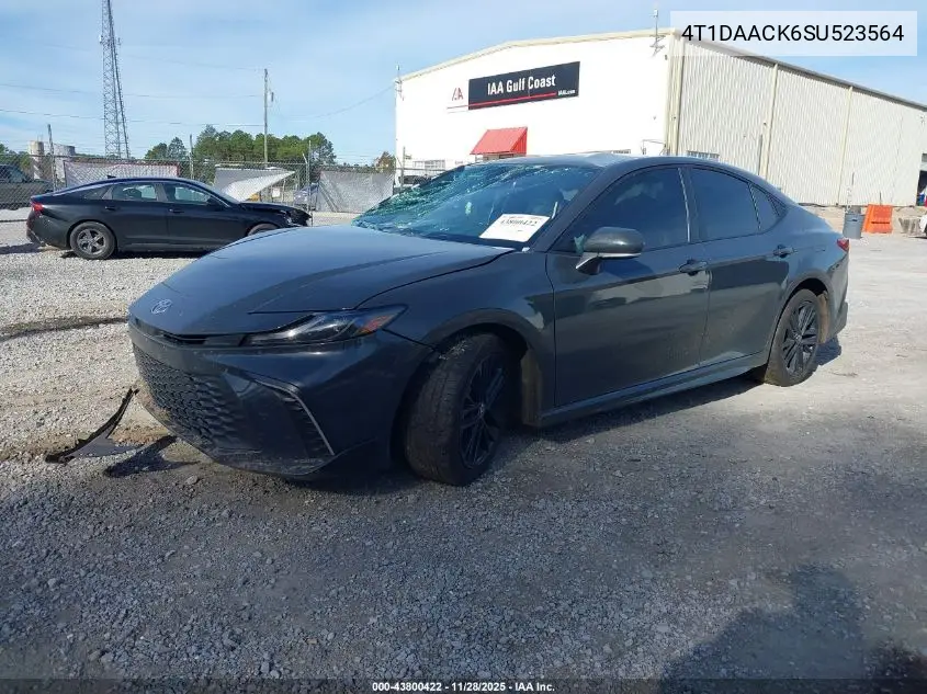 4T1DAACK6SU523564 2025 Toyota Camry Se