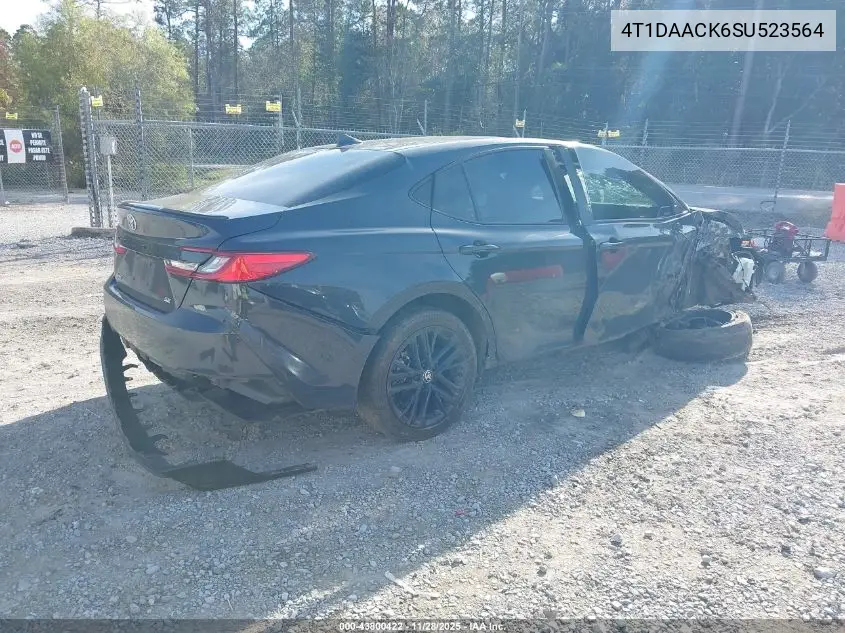 4T1DAACK6SU523564 2025 Toyota Camry Se