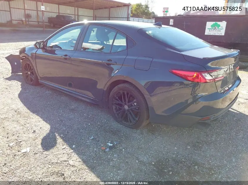4T1DAACK4SU575825 2025 Toyota Camry Se