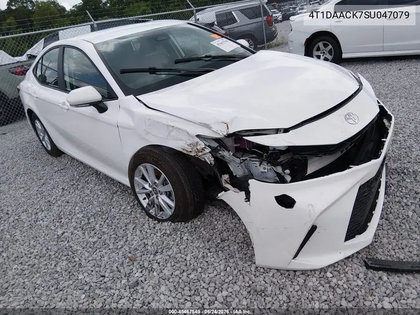 2025 Toyota Camry Le VIN: 4T1DAACK7SU047079 Lot: 45467549