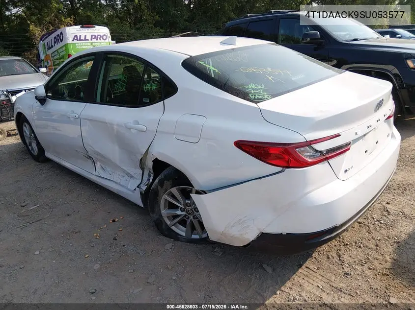 2025 Toyota Camry Le VIN: 4T1DAACK9SU053577 Lot: 45628603