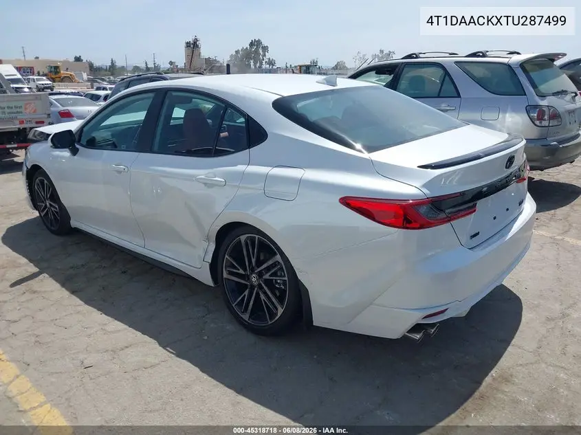 2026 Toyota Camry Xse VIN: 4T1DAACKXTU287499 Lot: 45318718