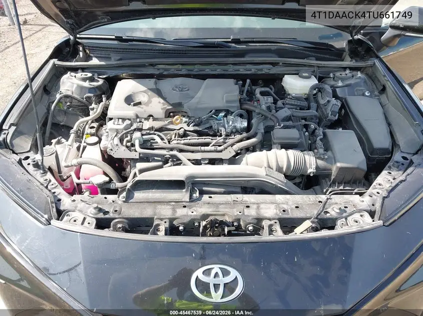 2026 Toyota Camry Se VIN: 4T1DAACK4TU661749 Lot: 45467539