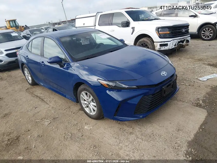 2026 Toyota Camry Le VIN: 4T1DAACK6TU255049 Lot: 45657904