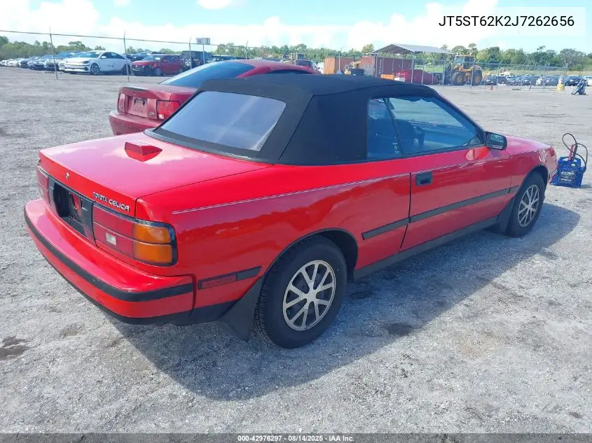 1988 Toyota Celica Gt VIN: JT5ST62K2J7262656 Lot: 42976297