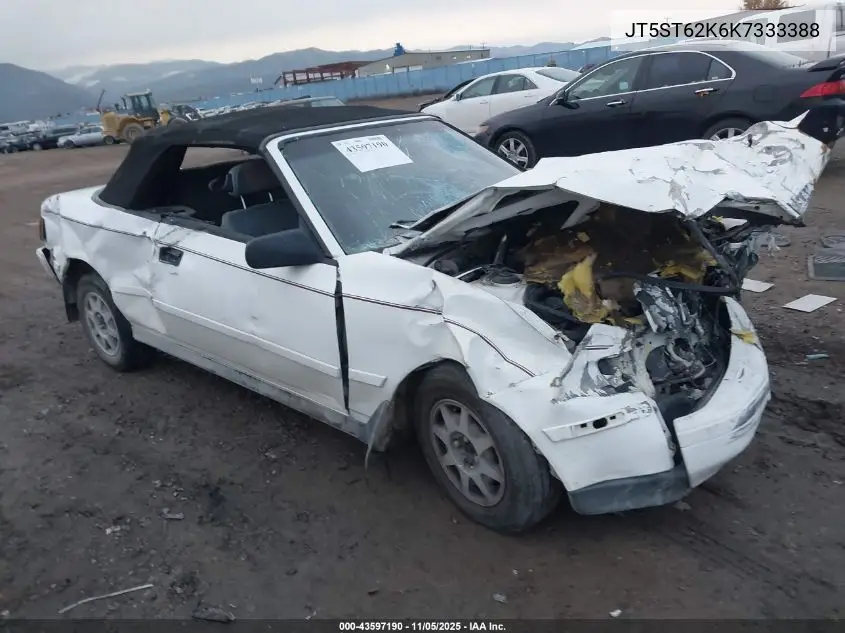 1989 Toyota Celica Gt VIN: JT5ST62K6K7333388 Lot: 43597190