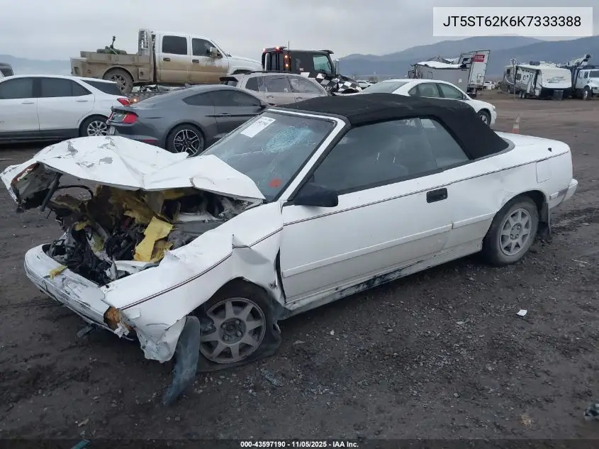 1989 Toyota Celica Gt VIN: JT5ST62K6K7333388 Lot: 43597190
