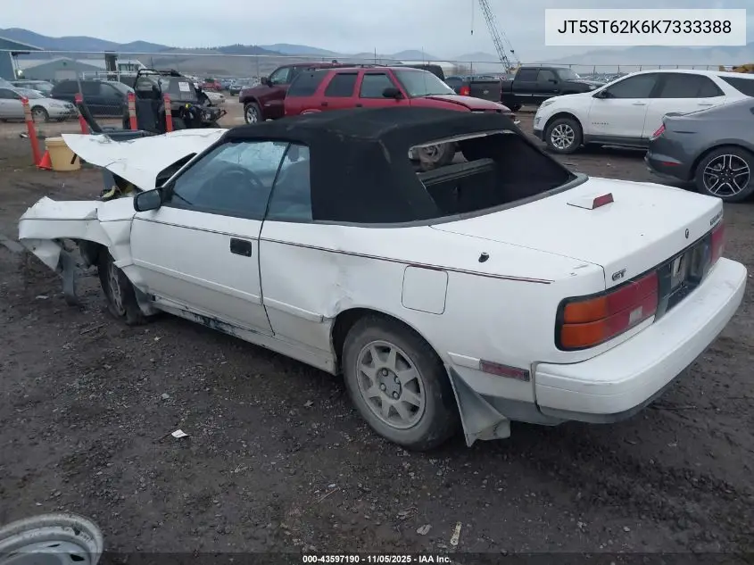 1989 Toyota Celica Gt VIN: JT5ST62K6K7333388 Lot: 43597190