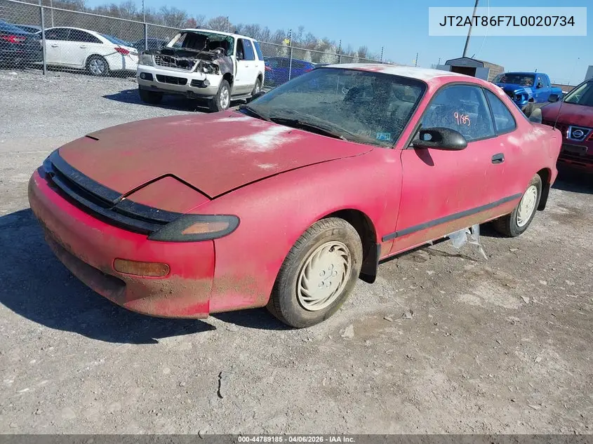 1990 Toyota Celica St VIN: JT2AT86F7L0020734 Lot: 44789185