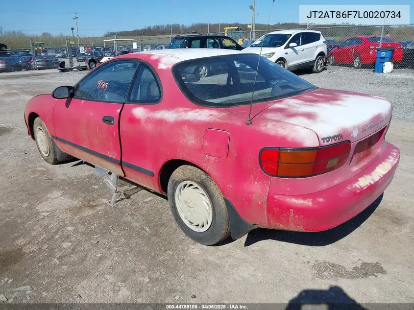 1990 Toyota Celica St VIN: JT2AT86F7L0020734 Lot: 44789185