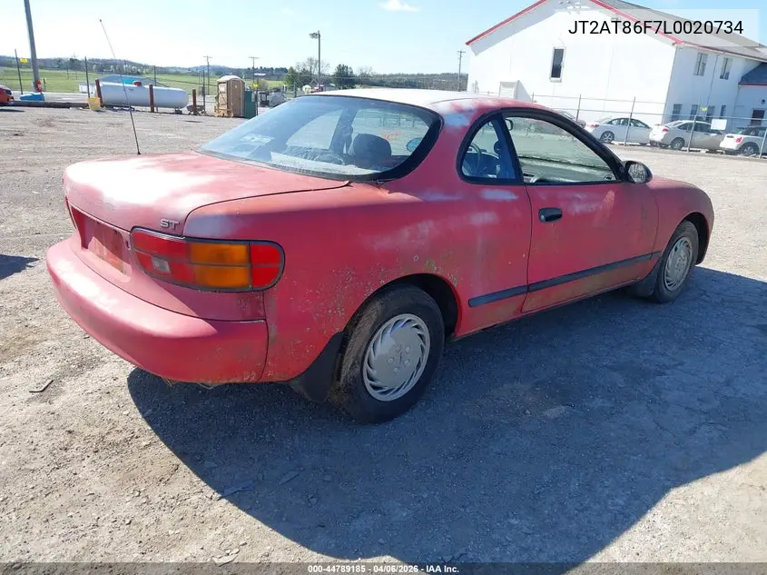 1990 Toyota Celica St VIN: JT2AT86F7L0020734 Lot: 44789185