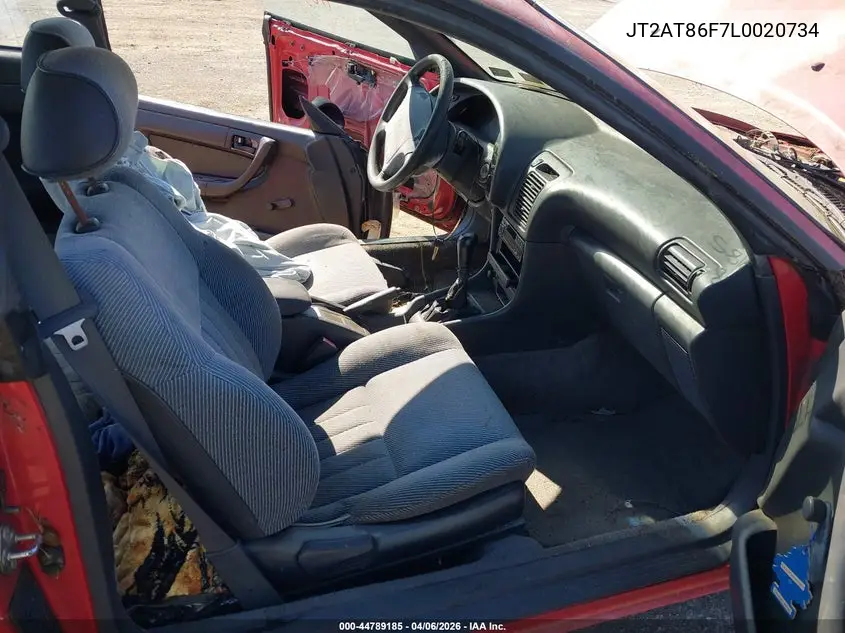 1990 Toyota Celica St VIN: JT2AT86F7L0020734 Lot: 44789185