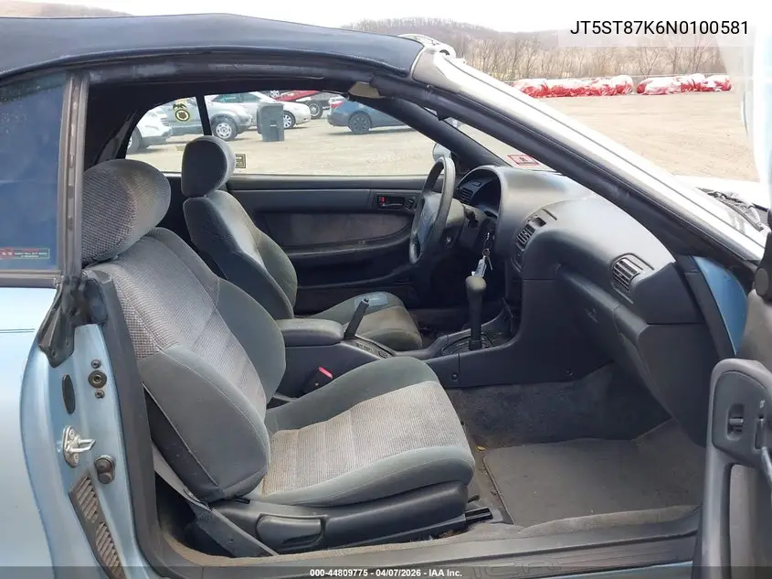 1992 Toyota Celica Gt VIN: JT5ST87K6N0100581 Lot: 44809775
