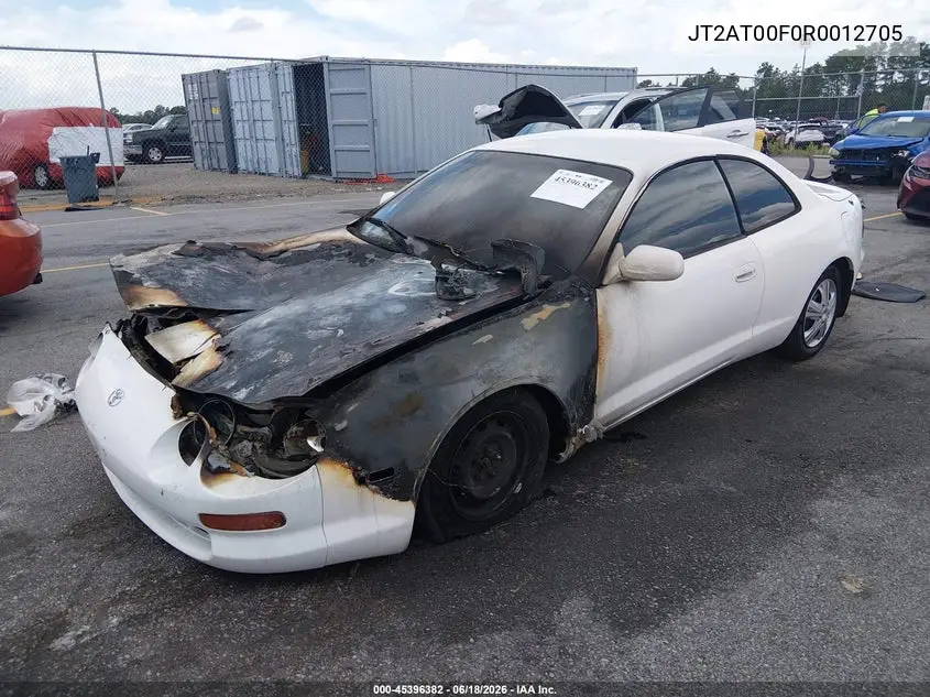 1994 Toyota Celica St VIN: JT2AT00F0R0012705 Lot: 45396382