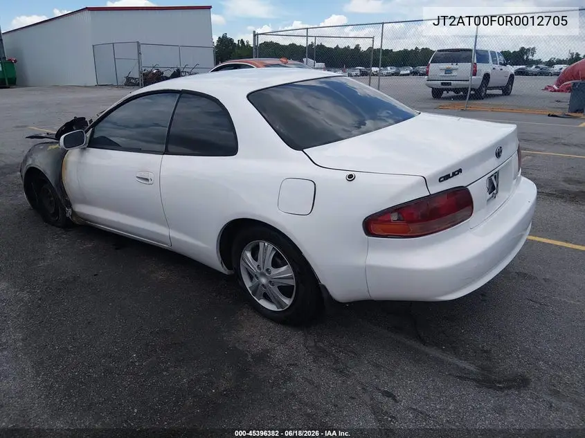 1994 Toyota Celica St VIN: JT2AT00F0R0012705 Lot: 45396382