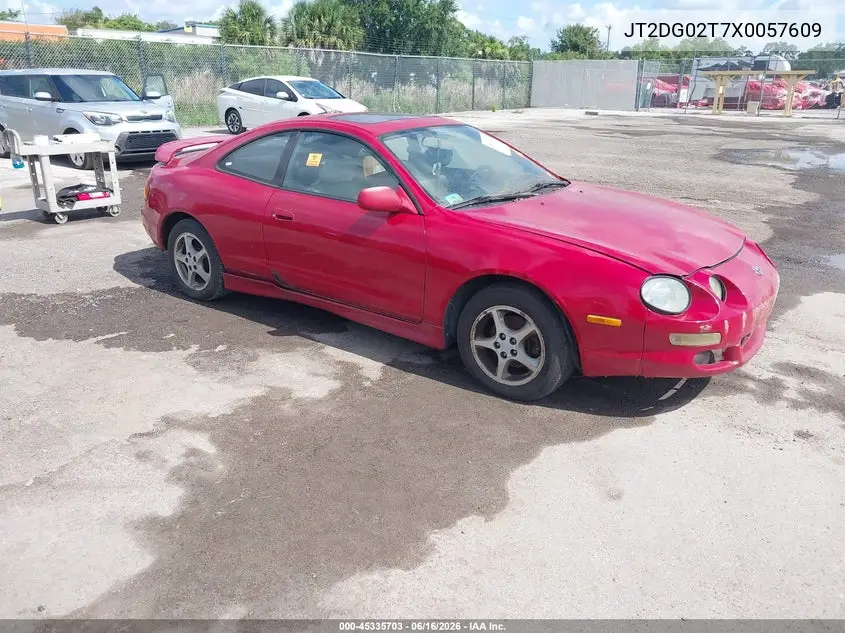 1999 Toyota Celica VIN: JT2DG02T7X0057609 Lot: 45335703