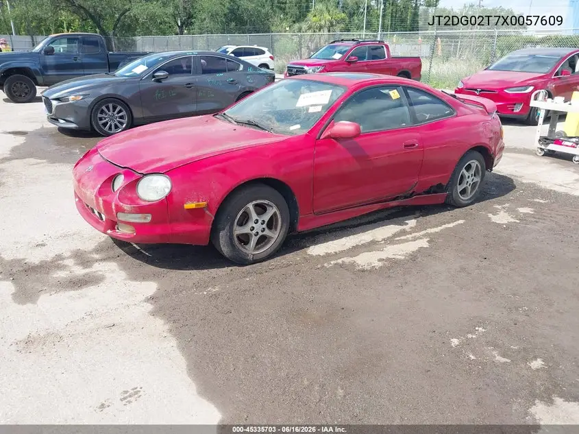 1999 Toyota Celica VIN: JT2DG02T7X0057609 Lot: 45335703