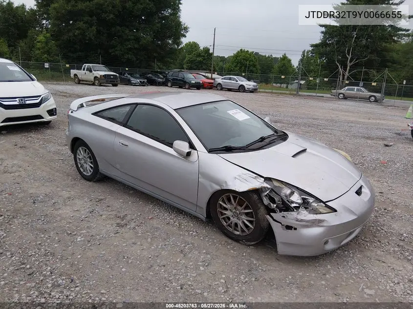2000 Toyota Celica Gt VIN: JTDDR32T9Y0066655 Lot: 45203763