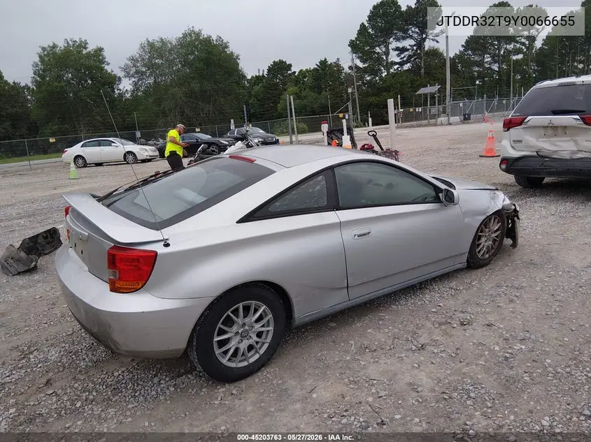 2000 Toyota Celica Gt VIN: JTDDR32T9Y0066655 Lot: 45203763