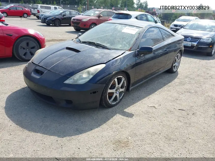 2000 Toyota Celica Gt VIN: JTDDR32TXY0038329 Lot: 45639909