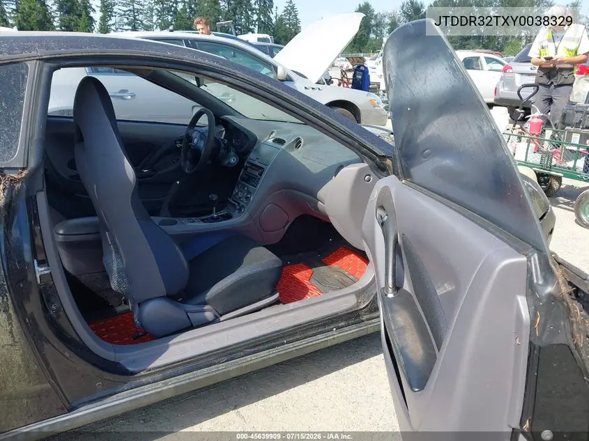 2000 Toyota Celica Gt VIN: JTDDR32TXY0038329 Lot: 45639909