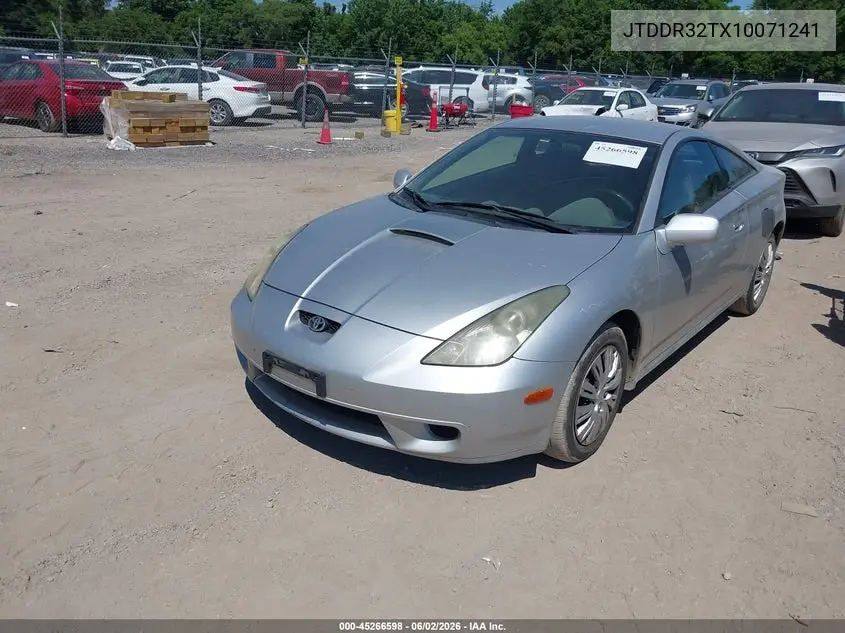 2001 Toyota Celica Gt VIN: JTDDR32TX10071241 Lot: 45266598