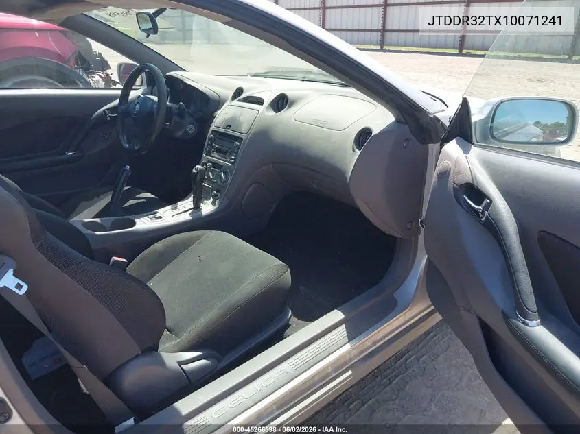 2001 Toyota Celica Gt VIN: JTDDR32TX10071241 Lot: 45266598