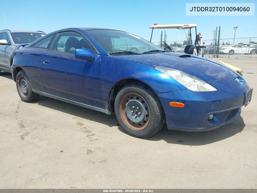2001 Toyota Celica Gt VIN: JTDDR32T010094060 Lot: 45487066