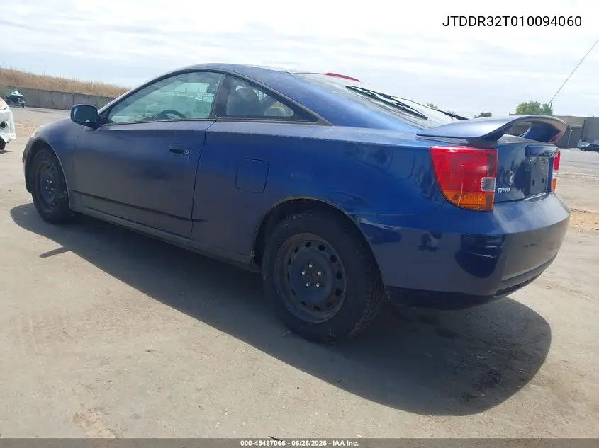 2001 Toyota Celica Gt VIN: JTDDR32T010094060 Lot: 45487066