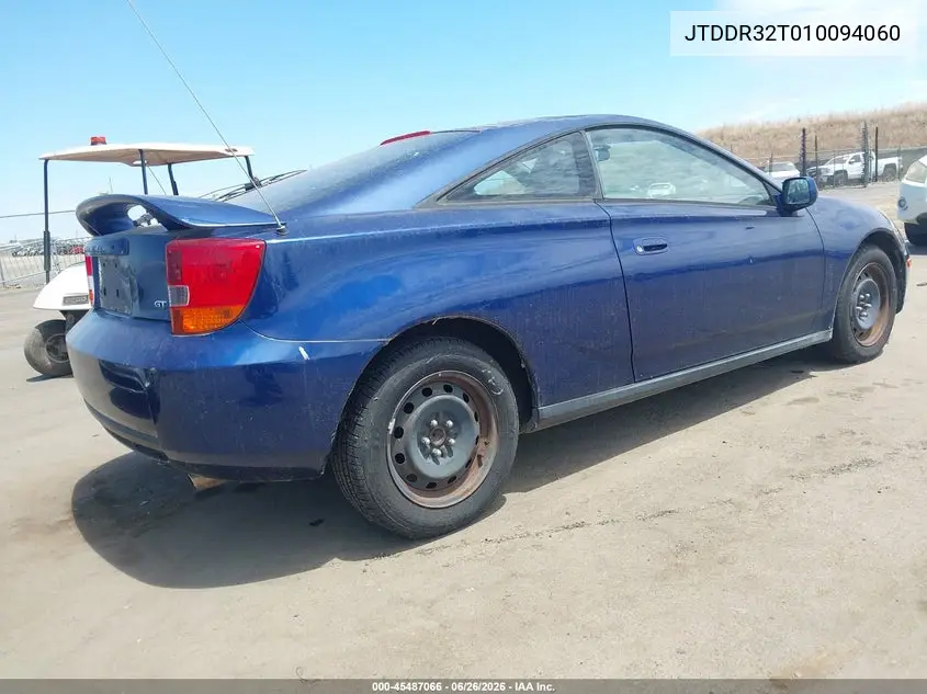 2001 Toyota Celica Gt VIN: JTDDR32T010094060 Lot: 45487066