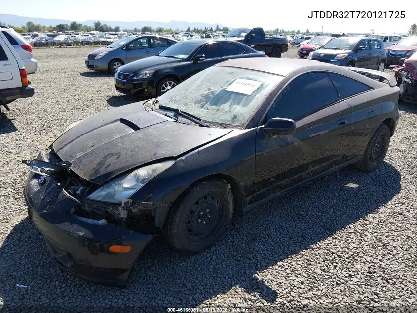 2002 Toyota Celica Gt VIN: JTDDR32T720121725 Lot: 45166051
