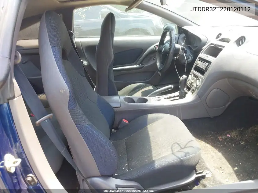 2002 Toyota Celica Gt VIN: JTDDR32T220120112 Lot: 45284477
