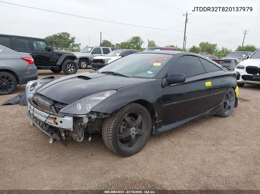 2002 Toyota Celica Gt VIN: JTDDR32T820137979 Lot: 45633223