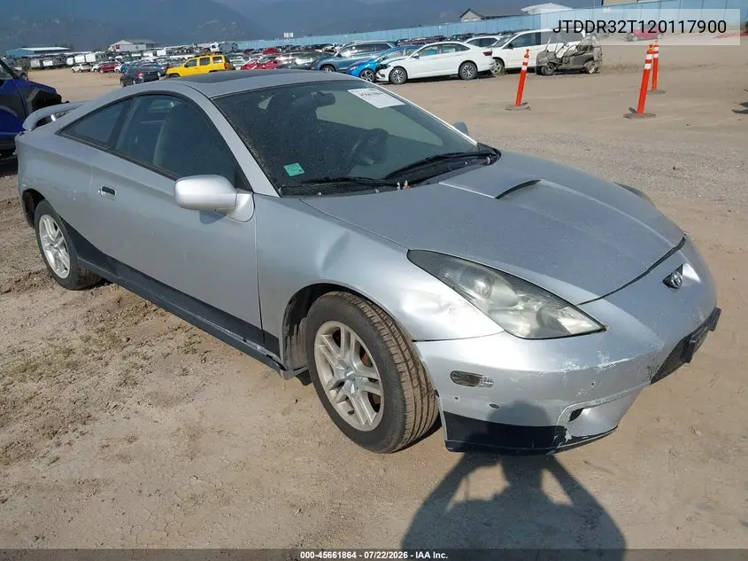 2002 Toyota Celica Gt VIN: JTDDR32T120117900 Lot: 45661864