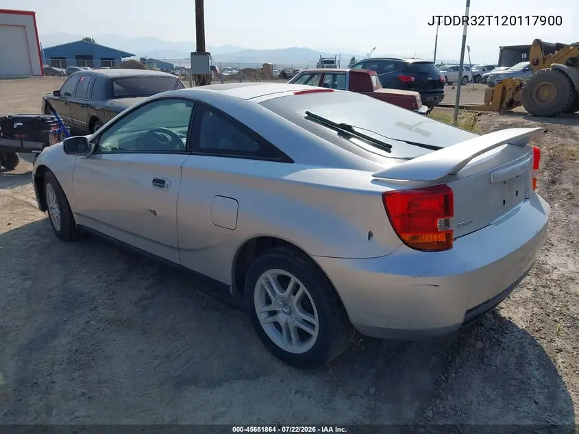 2002 Toyota Celica Gt VIN: JTDDR32T120117900 Lot: 45661864