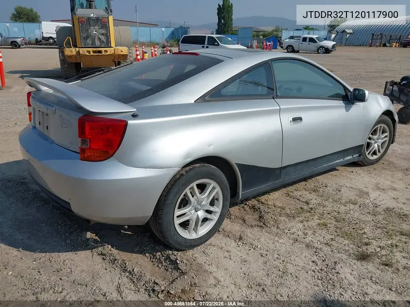 2002 Toyota Celica Gt VIN: JTDDR32T120117900 Lot: 45661864