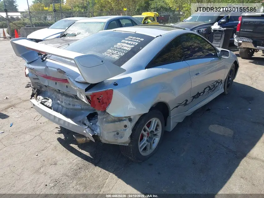 2003 Toyota Celica Gt VIN: JTDDR32T030155586 Lot: 44825226