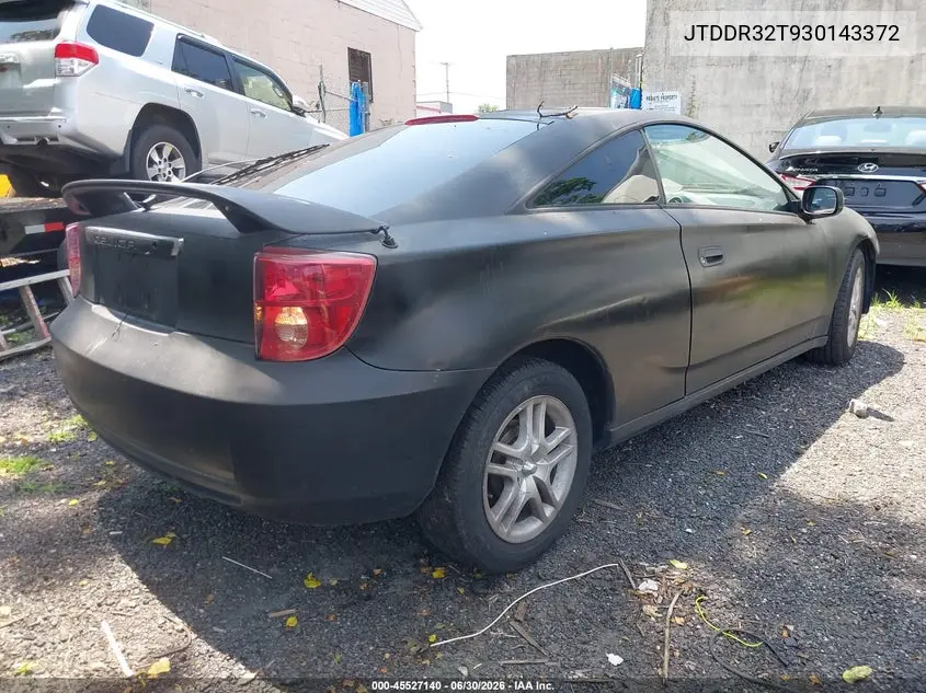 2003 Toyota Celica Gt VIN: JTDDR32T930143372 Lot: 45527140