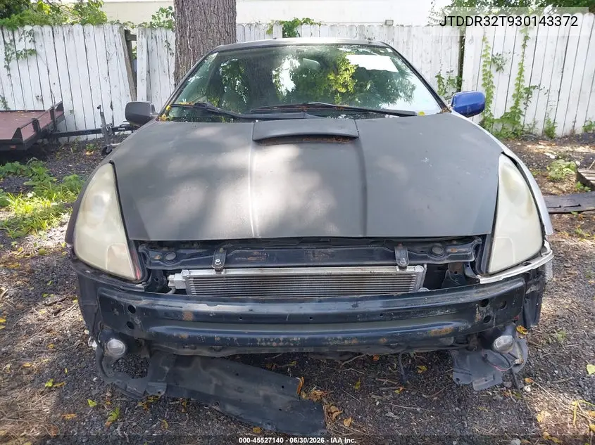 2003 Toyota Celica Gt VIN: JTDDR32T930143372 Lot: 45527140