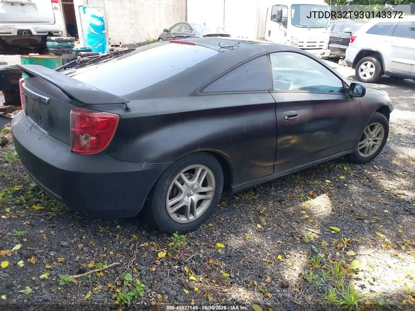2003 Toyota Celica Gt VIN: JTDDR32T930143372 Lot: 45527140